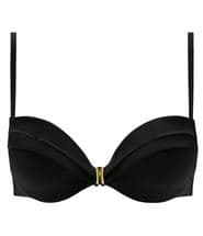 Chantelle Barbade Revealing T-shirt Bikini Bra Black