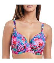 Freya Mamba Idol Moulded Bikini Top Pink Pattern