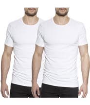 Bread and Boxers 2-pack Crew Necks White