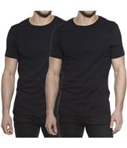 Bread and Boxers 2-pack Crew Necks Black