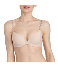 Marie Jo Tom Heart Shaped Padded Bra Beige