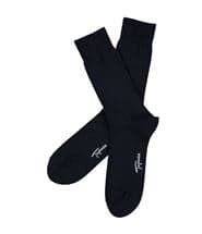 Topeco Men Socks Plain Dress Sock Navy-2