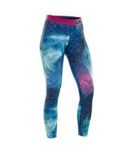 Salming Flow Tights Women 17 Blue Pattern
