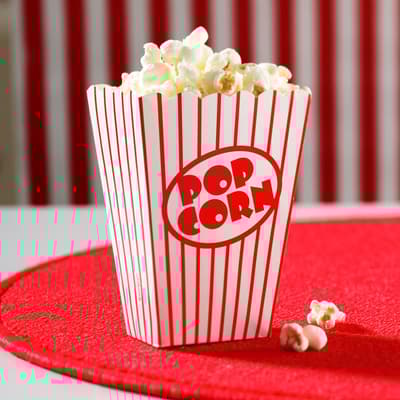 12-pack Popcornbägare , boxar till barnkalaset partyt popcorn