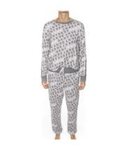 DKNY Self Titled LS Top and Jogger Set Grey