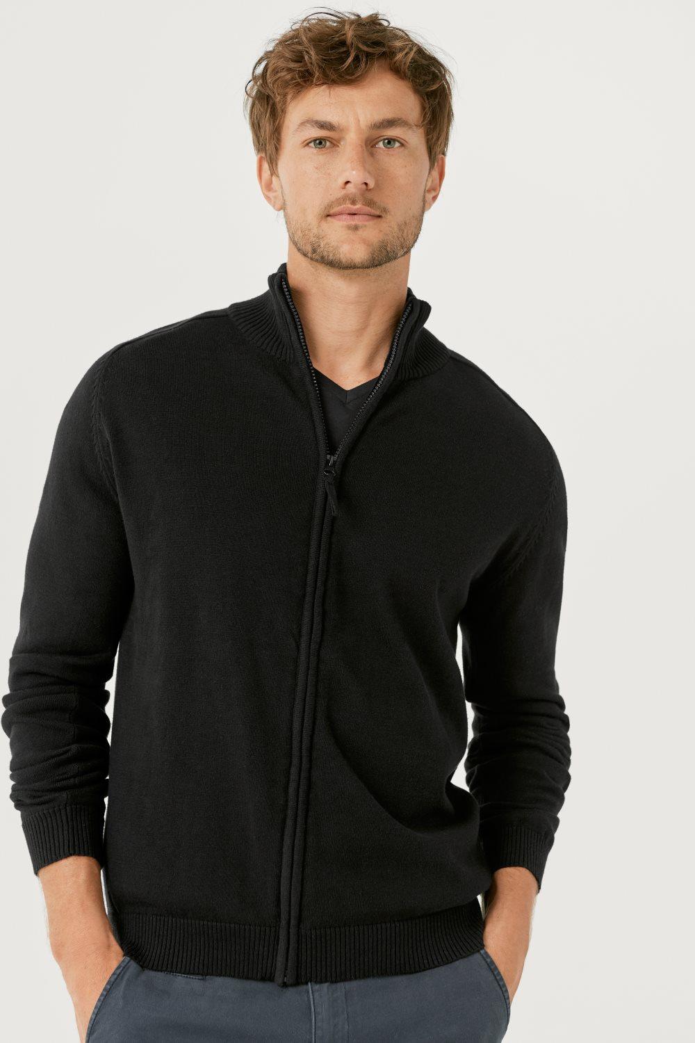 Cardigan med glidelås