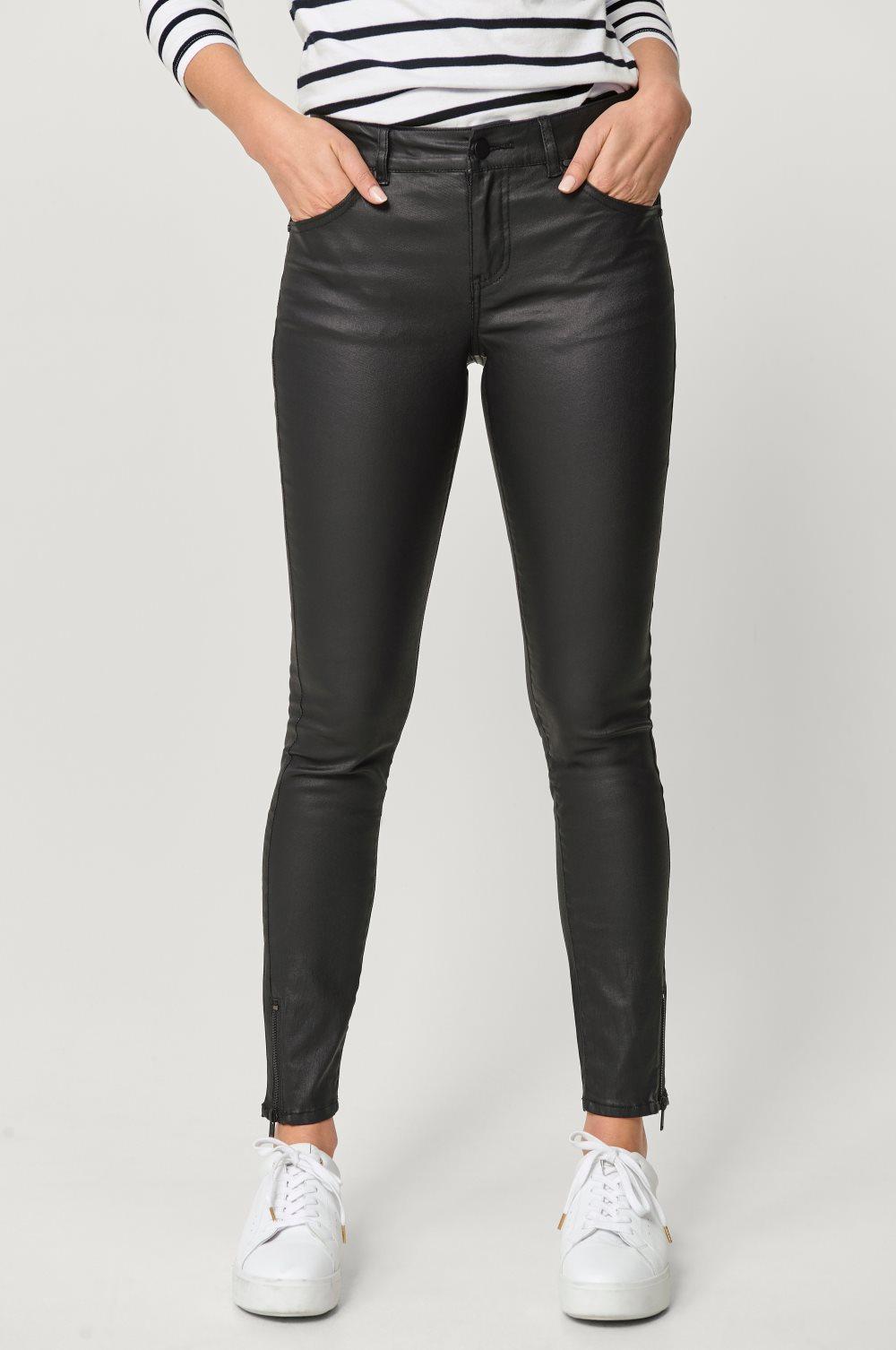 Thea Coated Zip housut