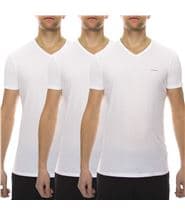 Diesel 3-pack Jake V-neck T-shirt White