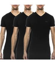 Diesel 3-pack Jake V-neck T-shirt Black