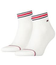 Tommy Hilfiger 2-pack Men Iconic Sports Quarter Sock White