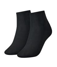 Tommy Hilfiger 2-pack Women Casual Short Sock Black