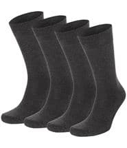 Topeco 4-pack Men Socks Plain Darkgrey