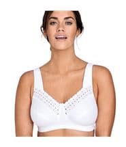 Miss Mary of Sweden Miss Mary Broderie Anglais Soft Bra White