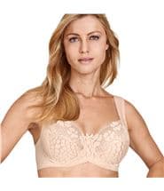 Miss Mary of Sweden Miss Mary Jacquard And Lace Underwire Bra Beige