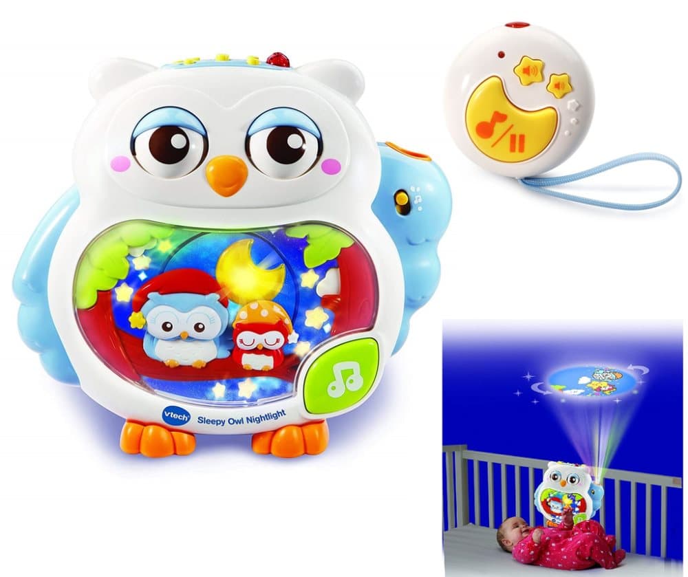 VTech Nattlampa Uggla med Fjärrkontroll