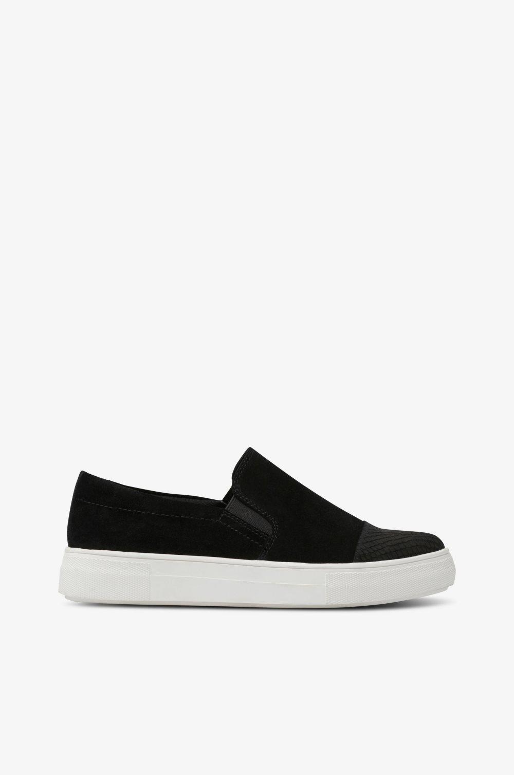 Sneakers Slip On Shiny Toe