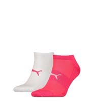 Puma 2-pack Active Lightweight Sneaker Socks White/Pink