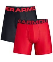 Under Armour 2-pack Tech Boxerjock Black/Red