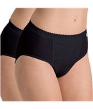 Sloggi 2-pack Control Tais Black