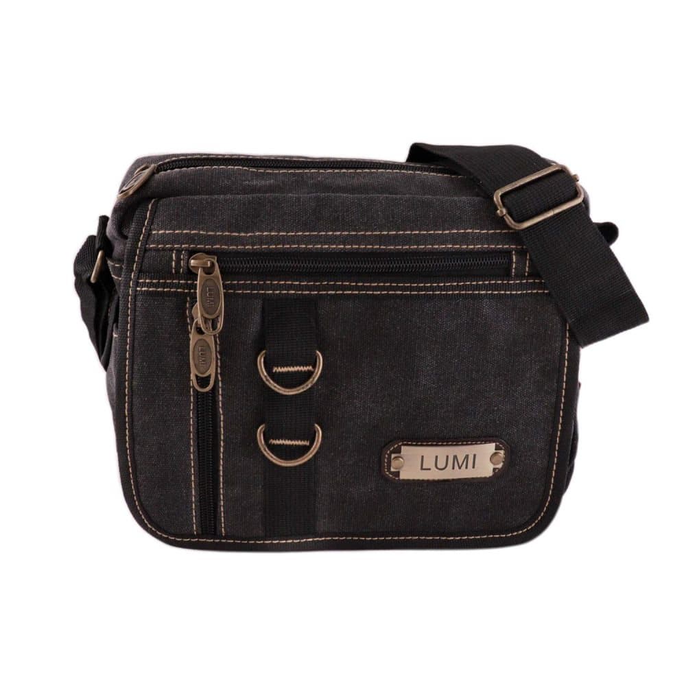 Sort skuldertaske, Unisex
