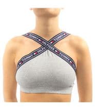 Tommy Hilfiger Nostalgia Cotton X Bralette Grey