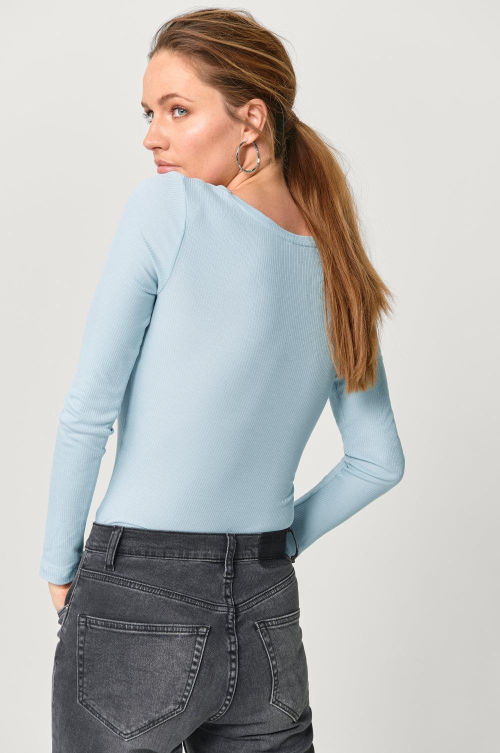 Topp Ginnie L/S Rib i lyocell