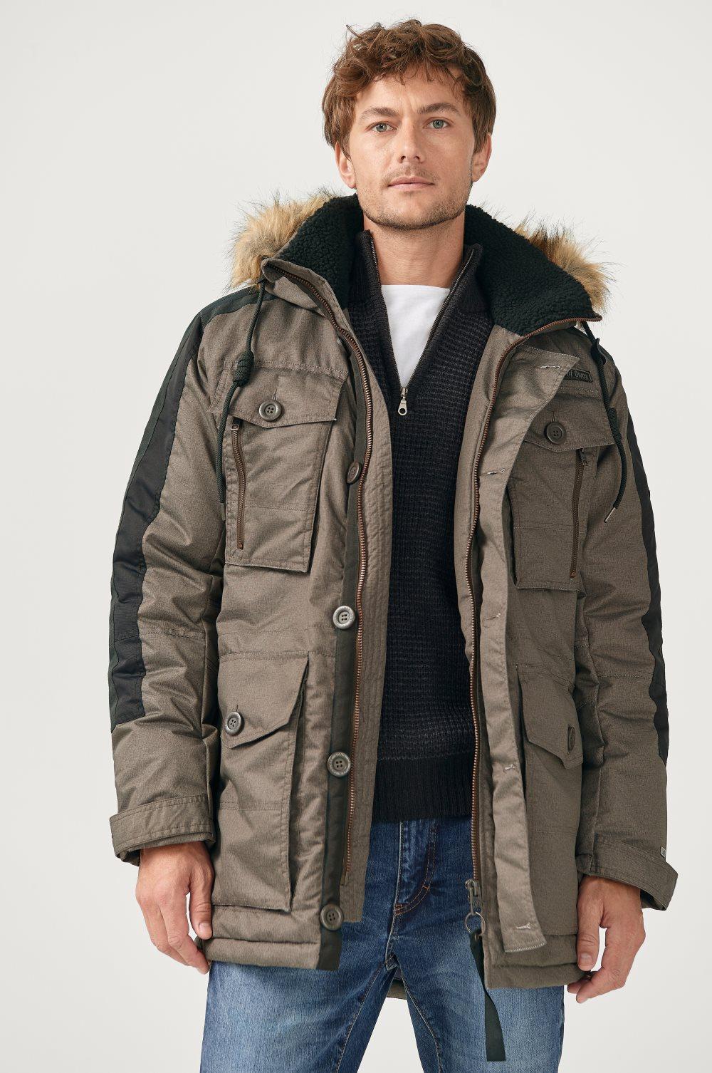 Vadderad parkas