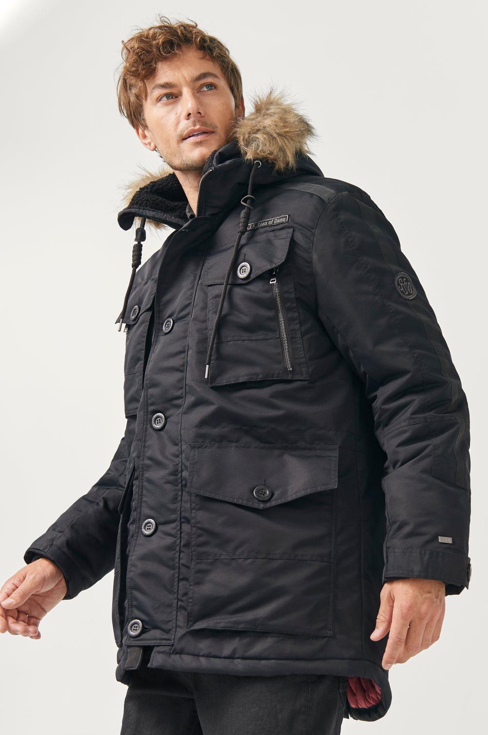 Vadderad parkas