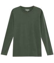Bread and Boxers Long Sleeve Crew Neck Darkgreen