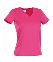 Stedman Classic V-Neck Women T-shirt Pink