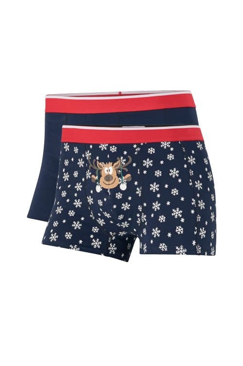 Julkalsonger i boxermodell 2-pack