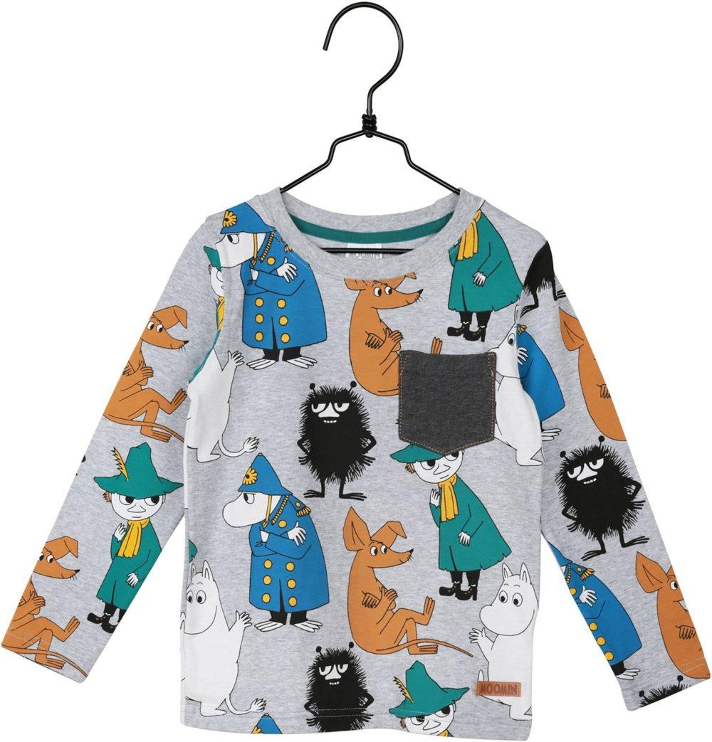 Mumin Sweatshirt-spar, mørkegrå