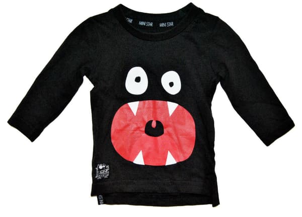 Långärmad t-shirt med tryck