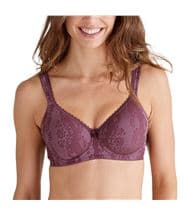 Swegmark Adamo Padded Soft Wired Bra Plum