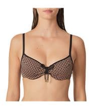 Marie Jo Monica Bikini Top Full Cup Wire Black pattern-2