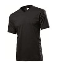 Stedman Classic V-Neck Men T-shirt Black
