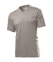 Stedman Classic V-Neck Men T-shirt Darkgrey