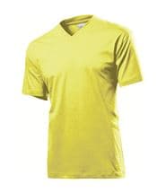 Stedman Classic V-Neck Men T-shirt Yellow