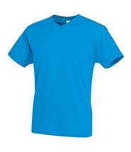 Stedman Classic V-Neck Men T-shirt Blue
