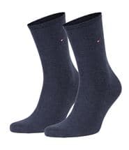 Tommy Hilfiger 2-pack Women Classic Casual Socks Blue