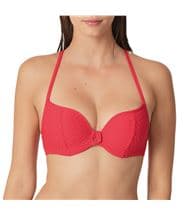 Marie Jo Brigitte Bikini Top Heart Shape Padded Red