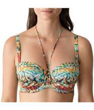 Primadonna Vegas Bikini Top Strapless Padded Multi-colour