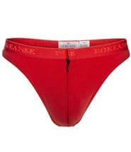 Doreanse Men Zip Slip String Red