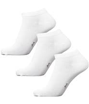 JBS 3-pack Bamboo Ankle Socks White