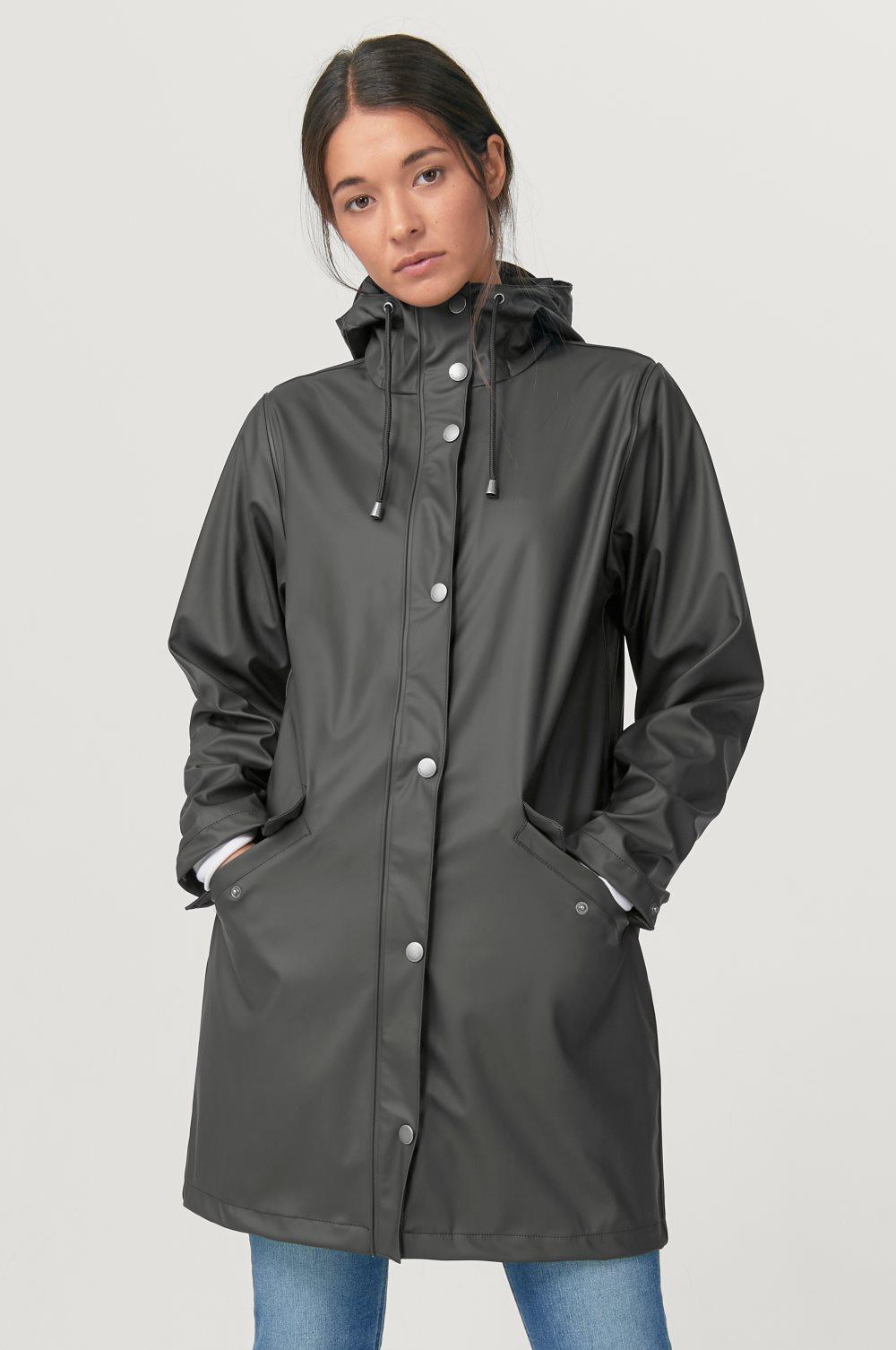 Regnjakke PU Parka W