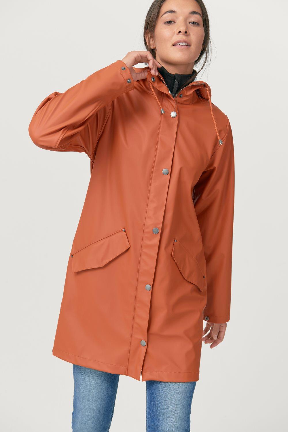 Regnjakke PU Parka W