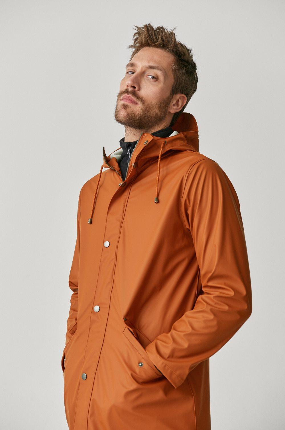 Regnjakke PU Parka M