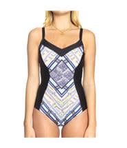 Sunseeker Tribe Attack Swimsuit Black pattern-2