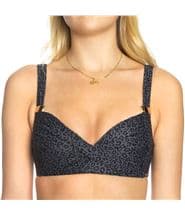 Panos Emporio Panthera Medea Bikini Top Black/Grey