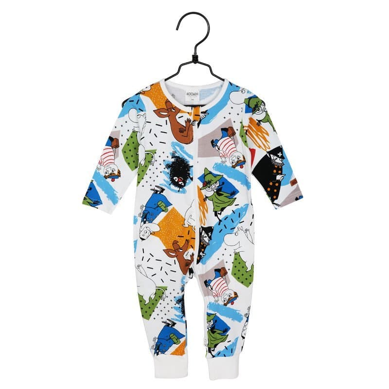 Muminestående pyjamas, blå, 62 cl, Martinex